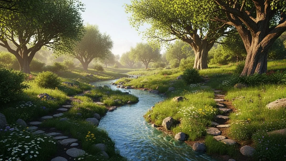Escena visual del Génesis